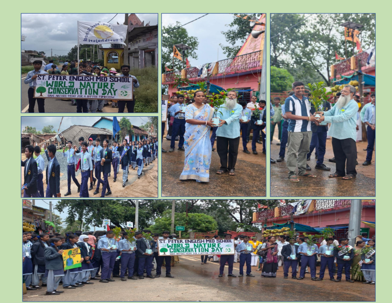 Nature Conservation Drive by St. Peter School